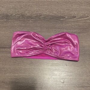 PINK Victoria's Secret Shiny Pink Bandeau